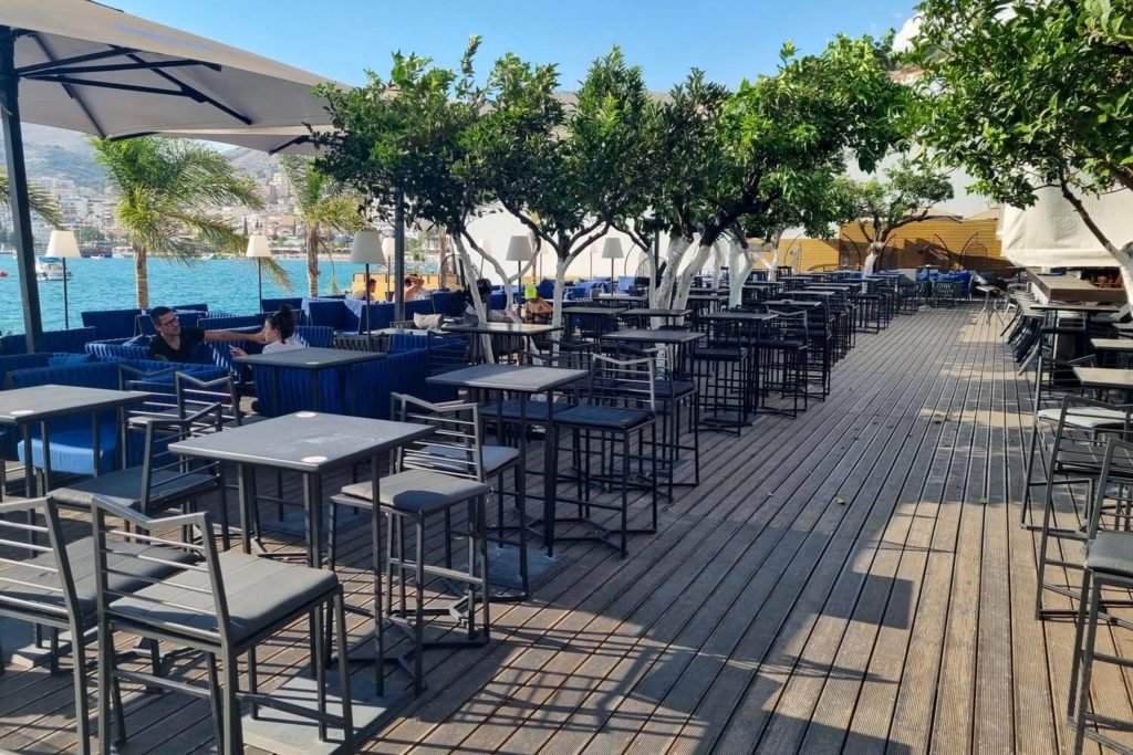 Orange Lounge Club Saranda night views