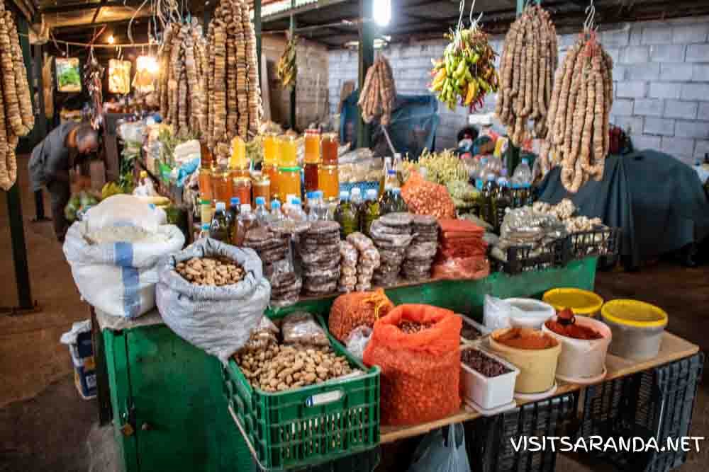 Saranda Local Farmers Market fresh produce stalls
